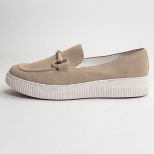 Söfft Women's Loafers Size 10M Taupe Suede Platform Slip On SF0098100